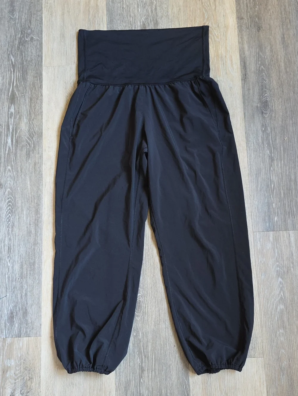 lululemon athletica Black High-Waist Track Joggers